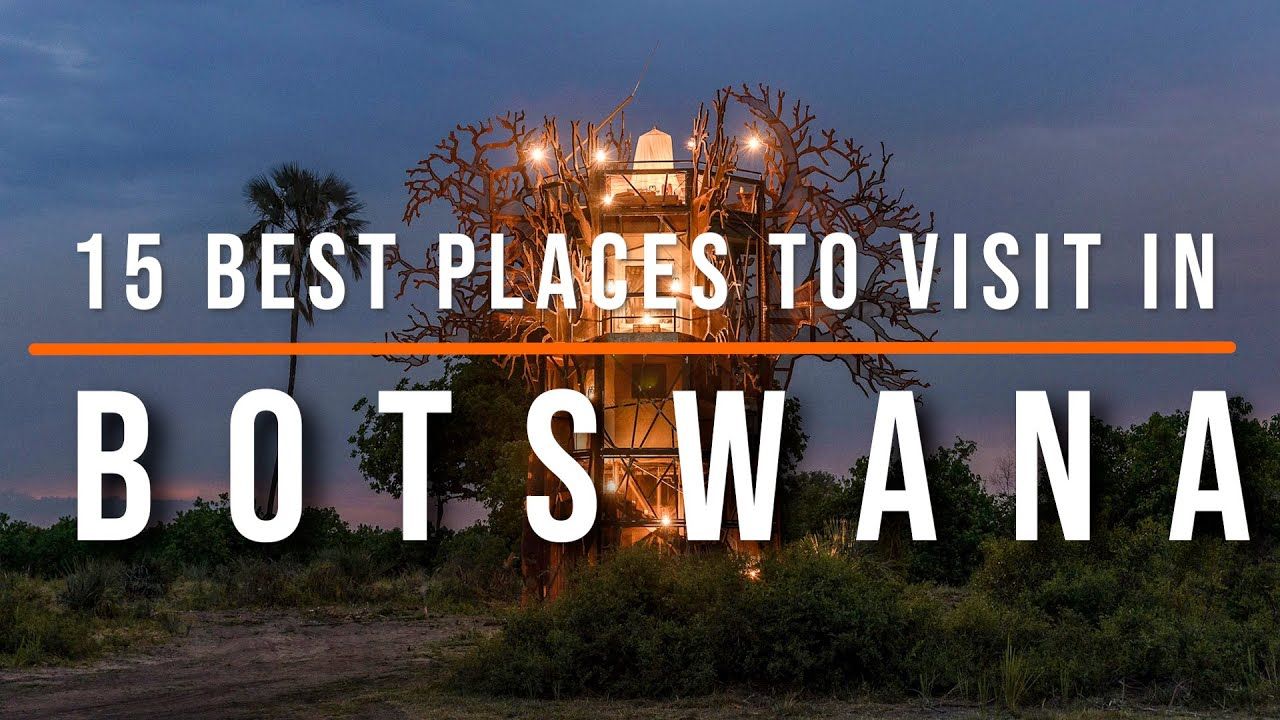 Youtube Thumbnail - 15 Best Places to Visit in Botswana | Travel Video | Travel Guide | SKY Travel